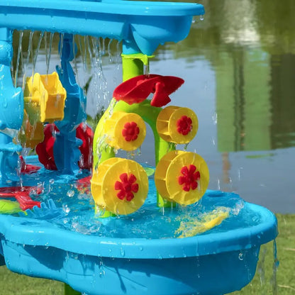 Orthorun 3-in-1 Outdoor Sand and Water Table for Kids