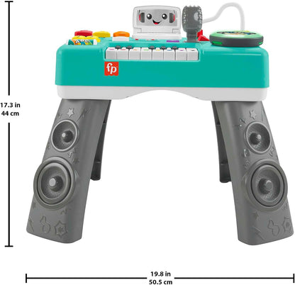 Interactive DJ Activity Play Table with Piano, Lights & Multi-Language Sounds
