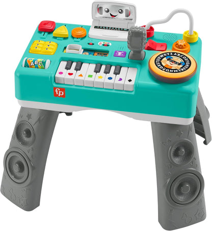 Interactive DJ Activity Play Table with Piano, Lights & Multi-Language Sounds