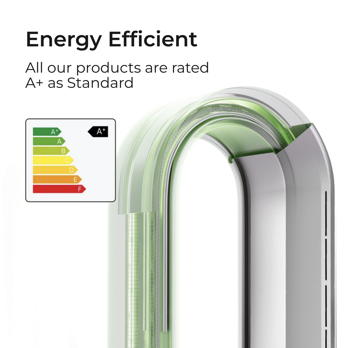 Vortex Air™ Pro Plus Bladeless Hot & Cool Fan