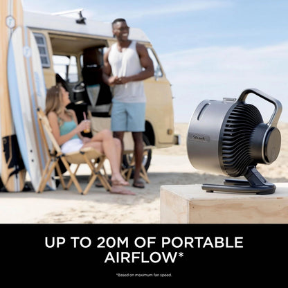 Shark FlexBreeze HydroGo FA050UK Misting Fan – Indoor & Outdoor Portable Cooling Fan – Charcoal