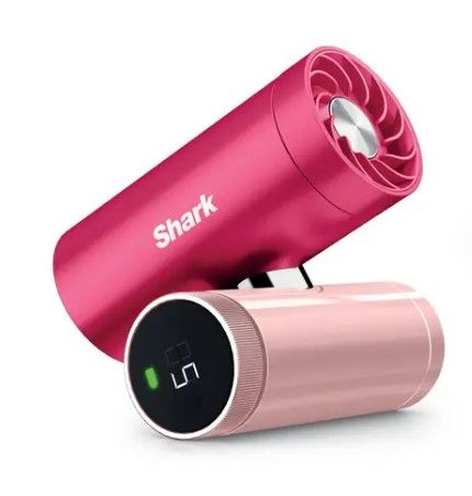 Shark ChillPill FA022UKPK 3-in-1 Portable Fan with Mist & InstaChill Cooling System – Dragon Fruit