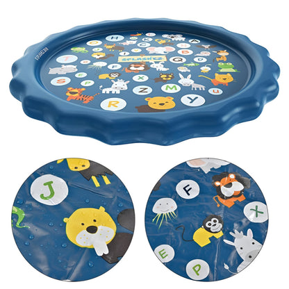 Summer Kids Splash Pad Water Play Mat for Outdoor Fun